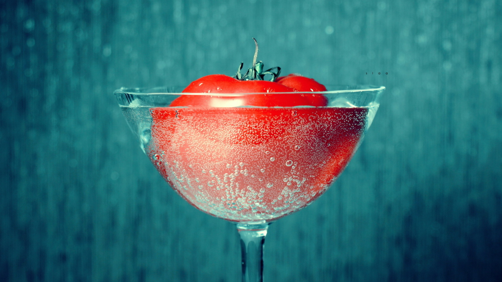 Tomatoes in a glass