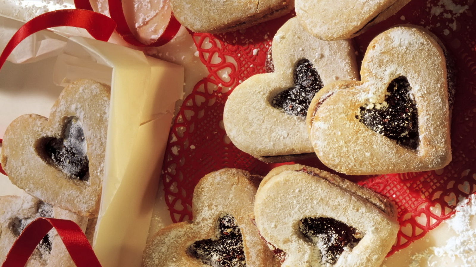 Печенья-сердечки