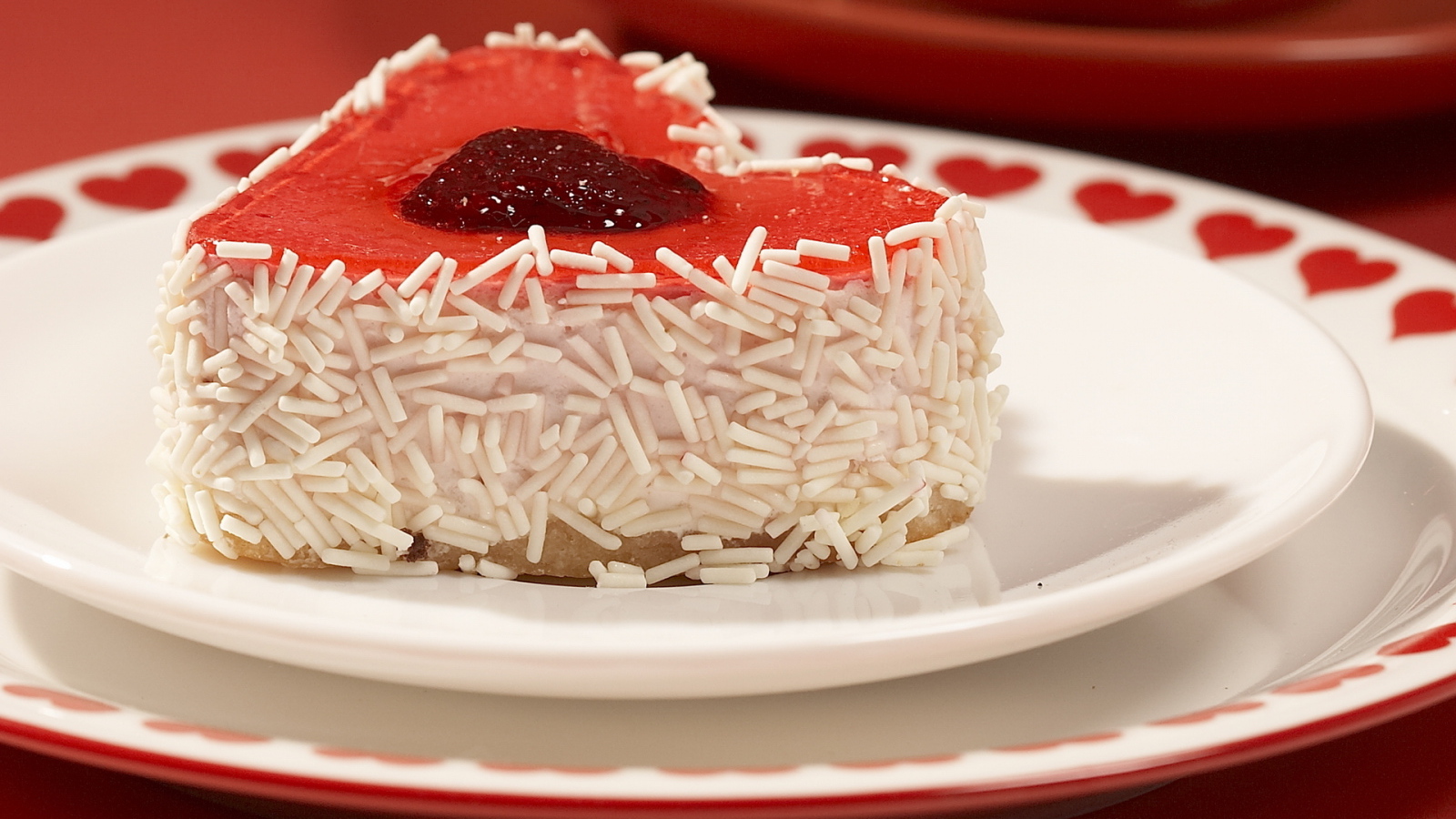 Пирожное сердцем