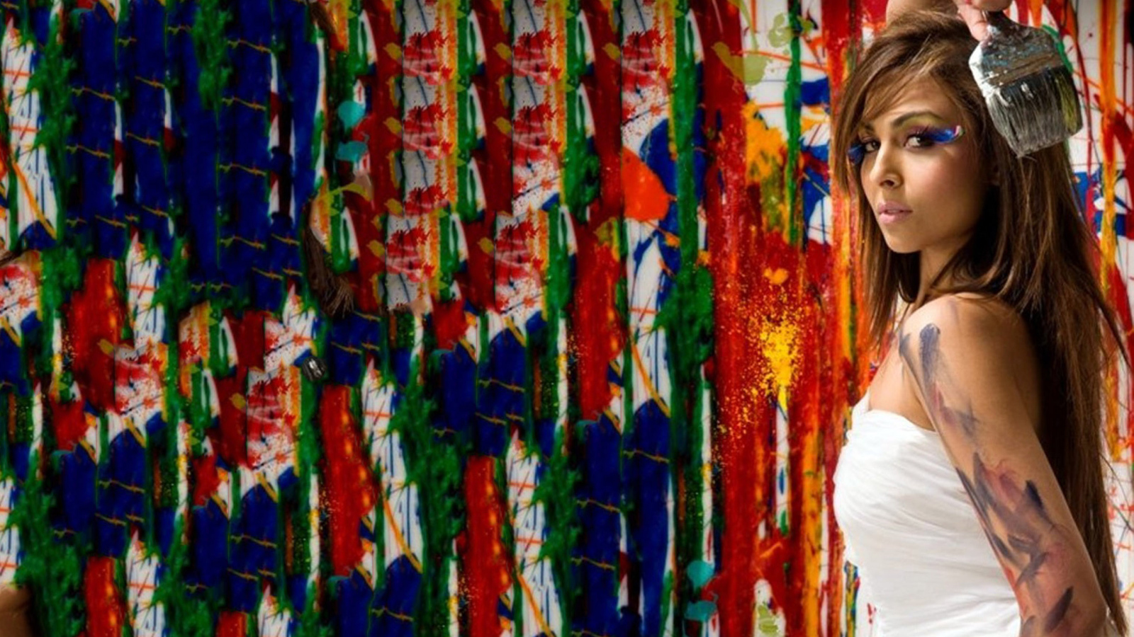 Девушка художница