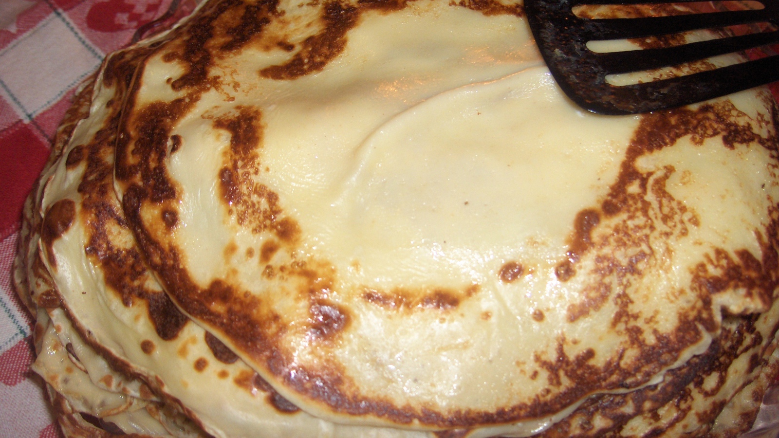 Домашние румяные блины