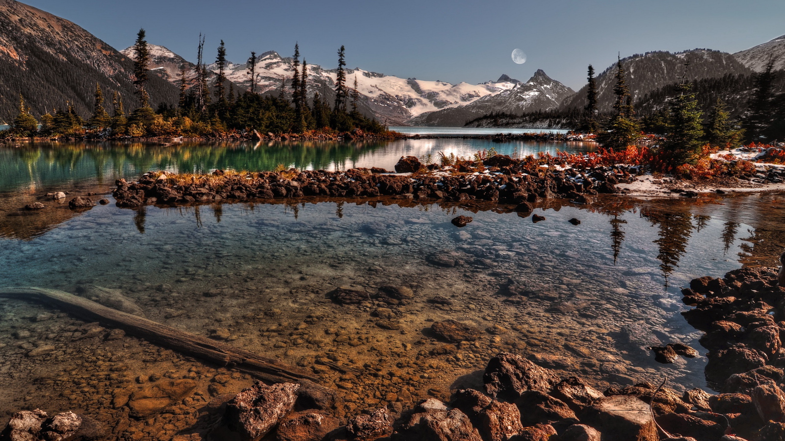 Река среди гор