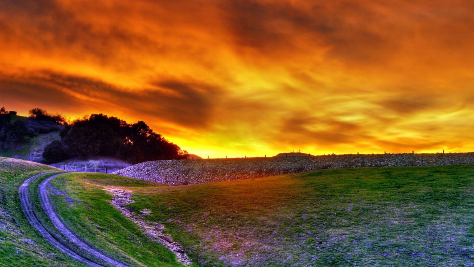 Багровое небо