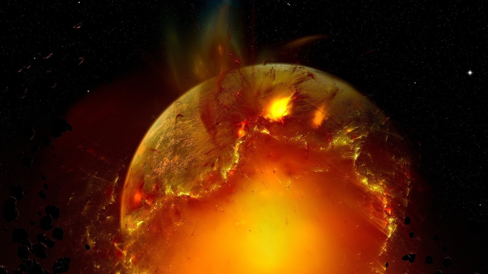 Взрыв планеты