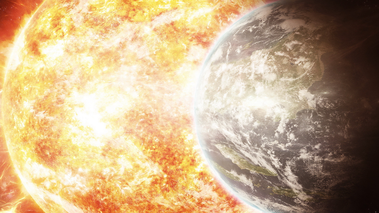 Меркурий и Солнце