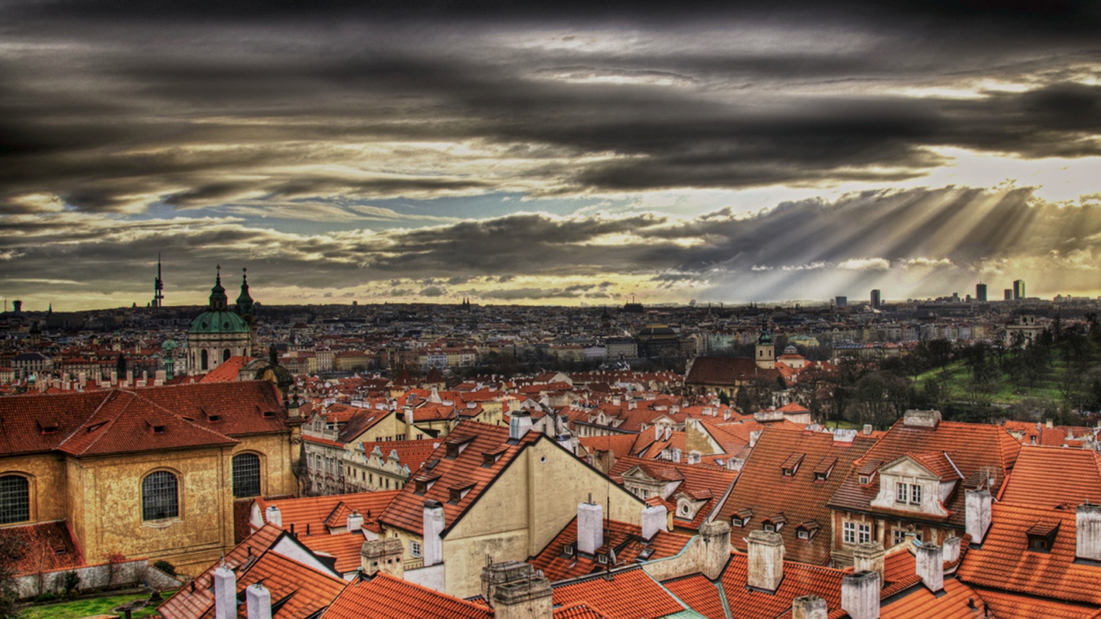Прага панорама