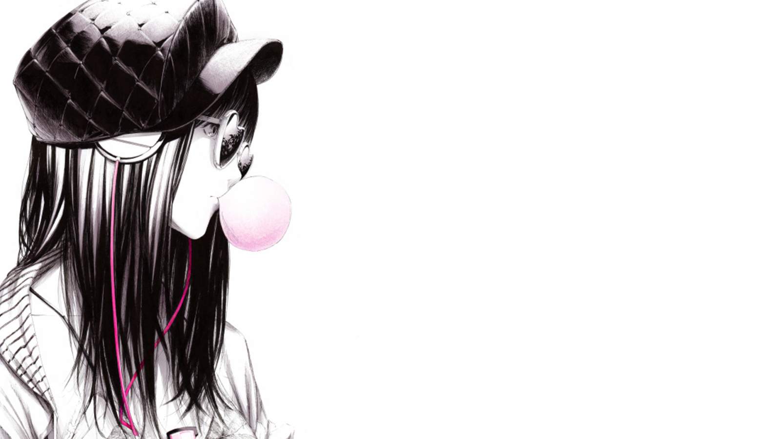 Девочка с жевачкой