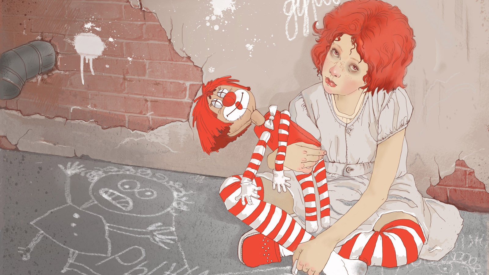 Рыжая девочка