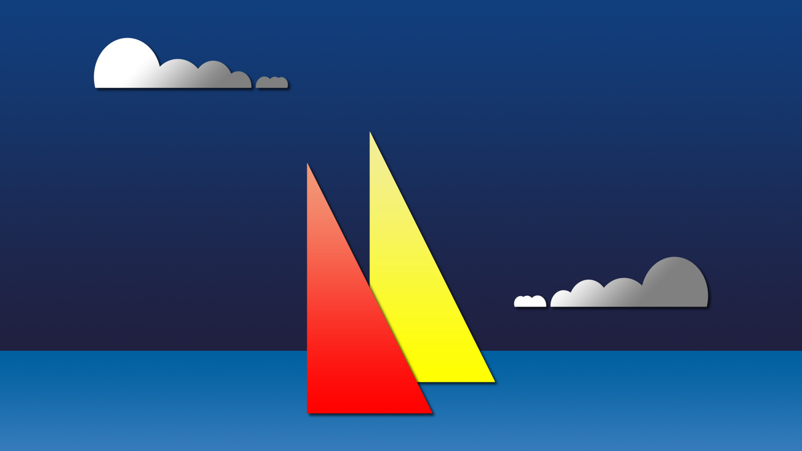 Парусники в стиле минимал