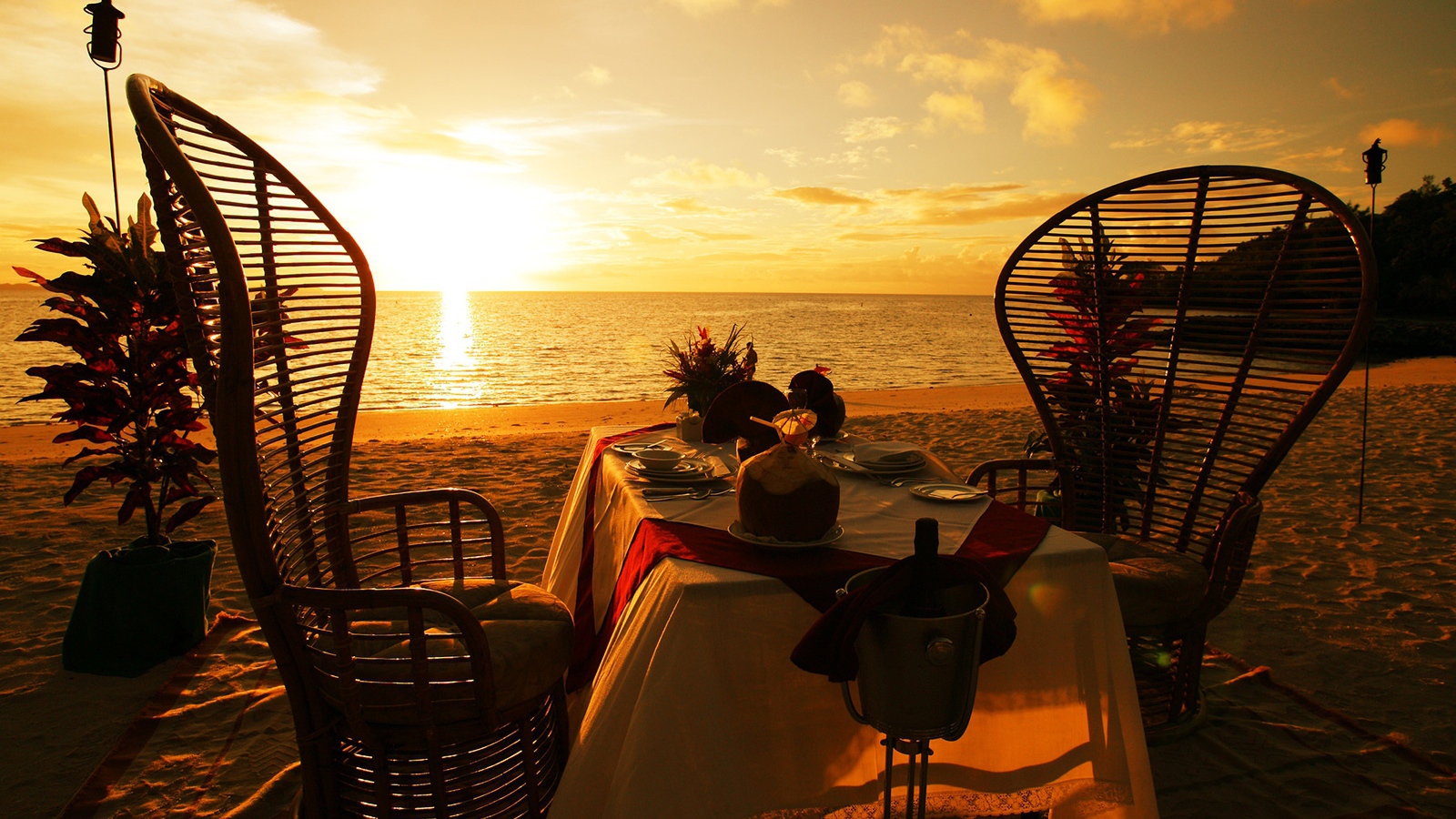 Ужин на пляже