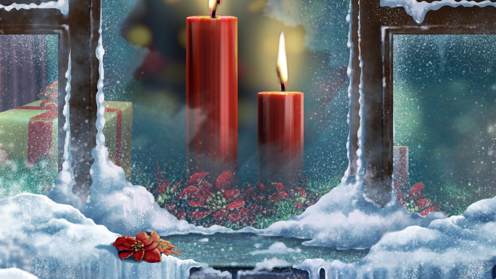 Свечи у окна