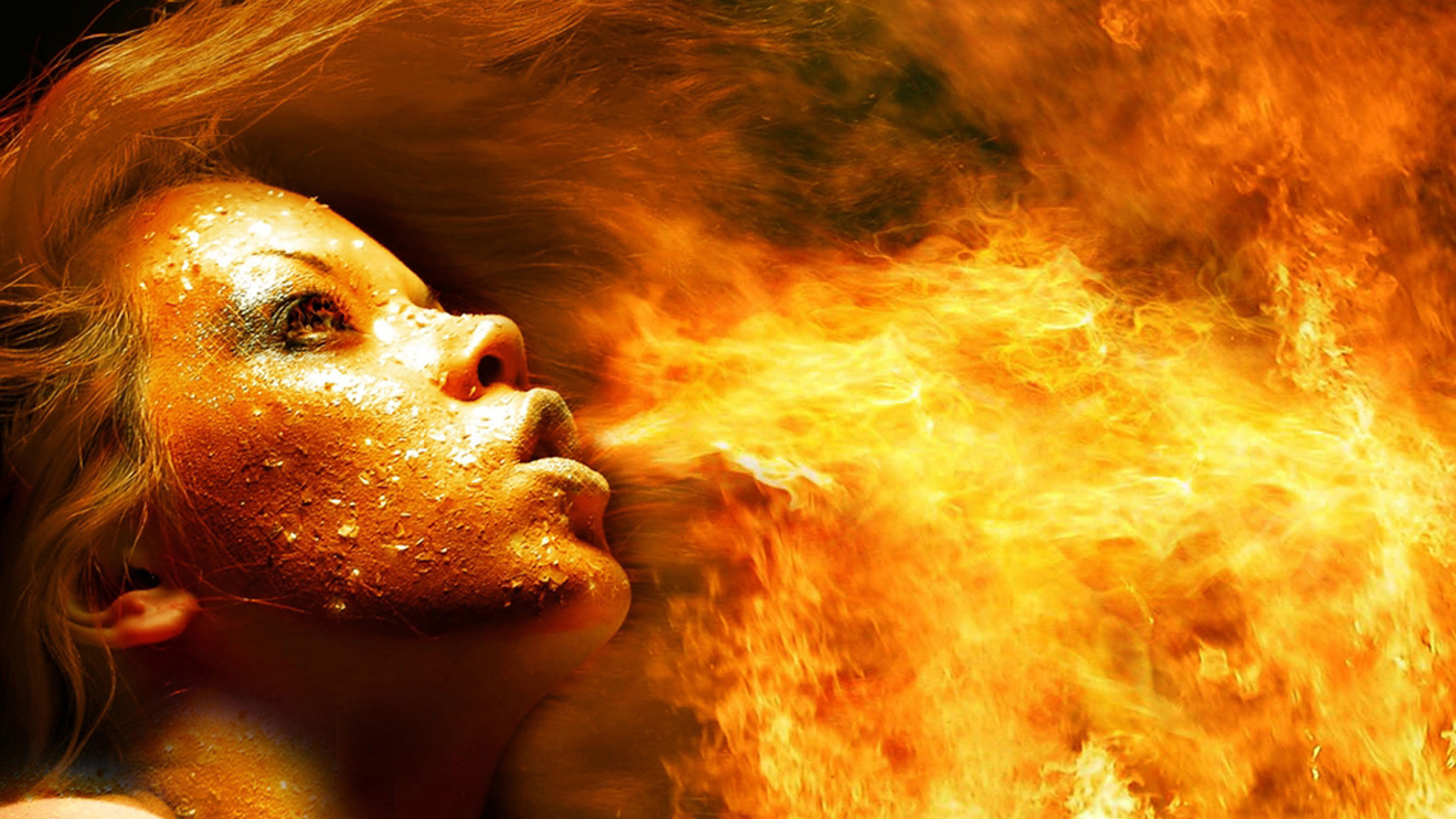 Огненная девушка