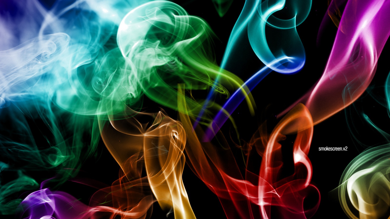 Разноцветный дым