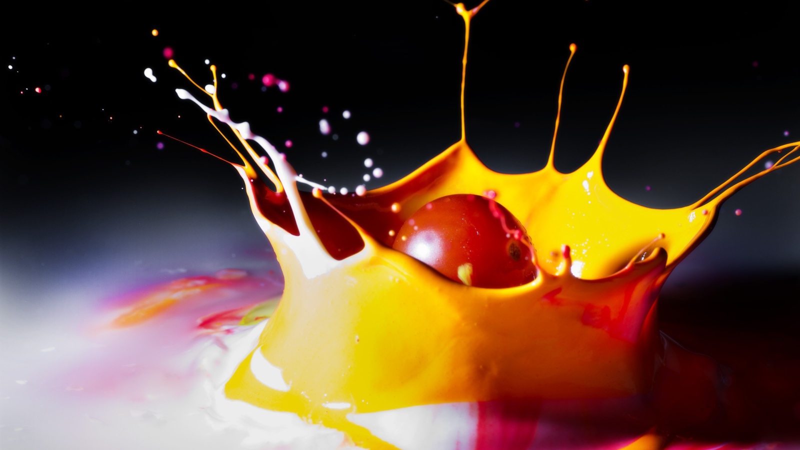 Шарик с краской