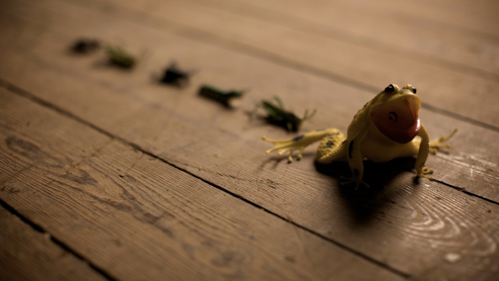 Лягушка и кузнечики