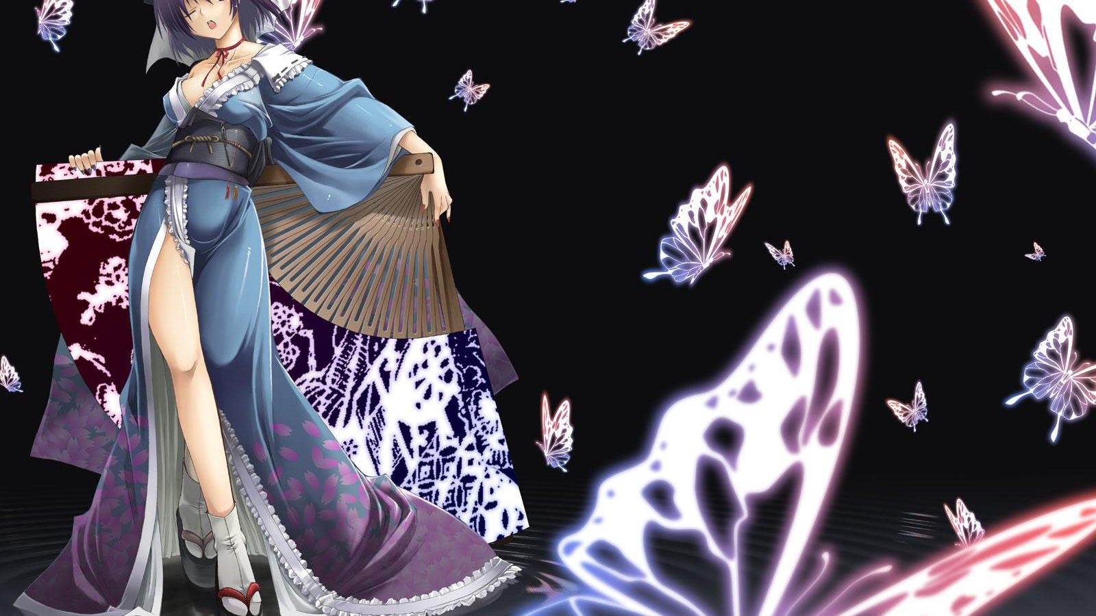 Девушка в японской одежде