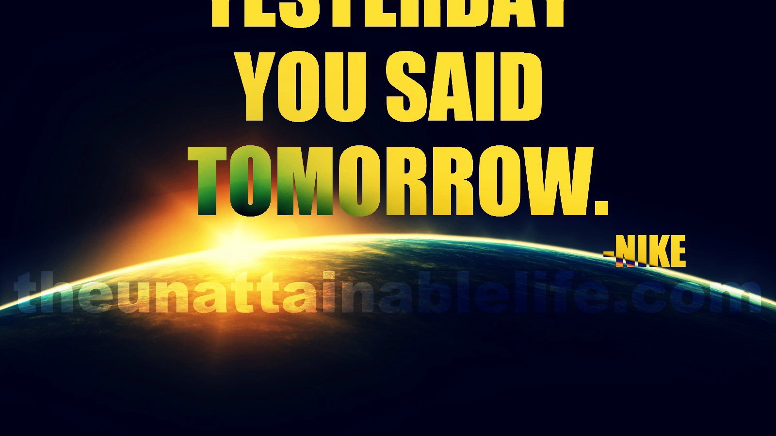 Вчера вы сказали завтра. Nike