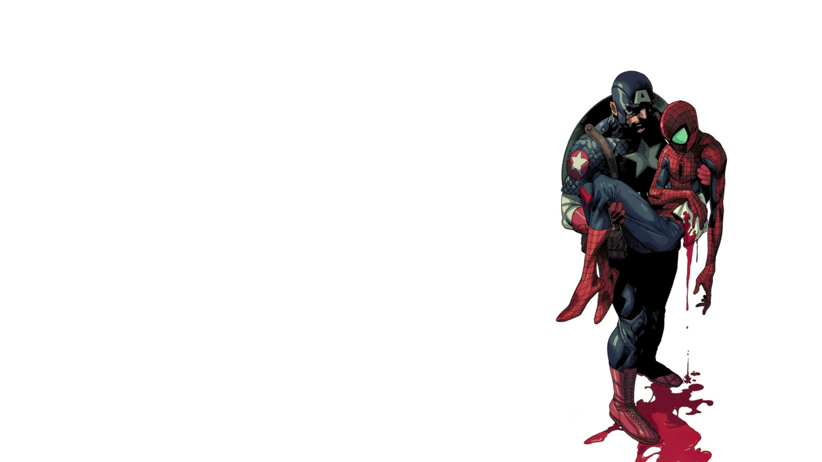 Капитан Америка и человек-паук