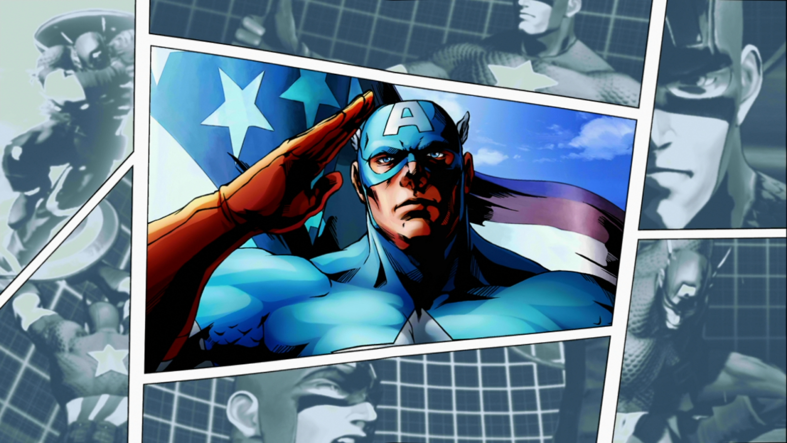 Капитан Америка Приветствует вас