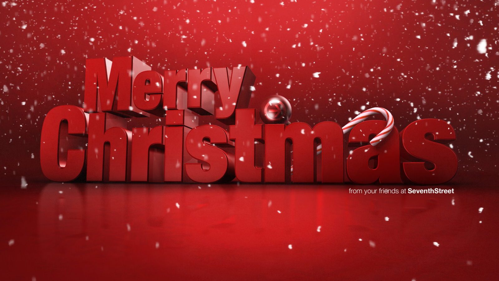 Поздравление на рождество на красном фоне