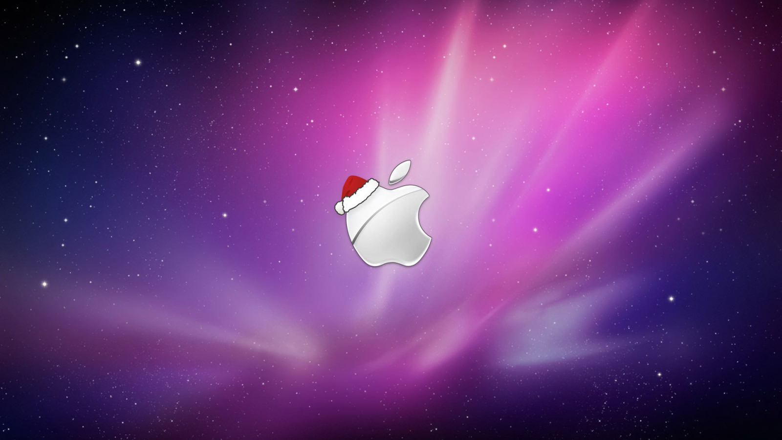 Логотип фирмы Apple на рождество