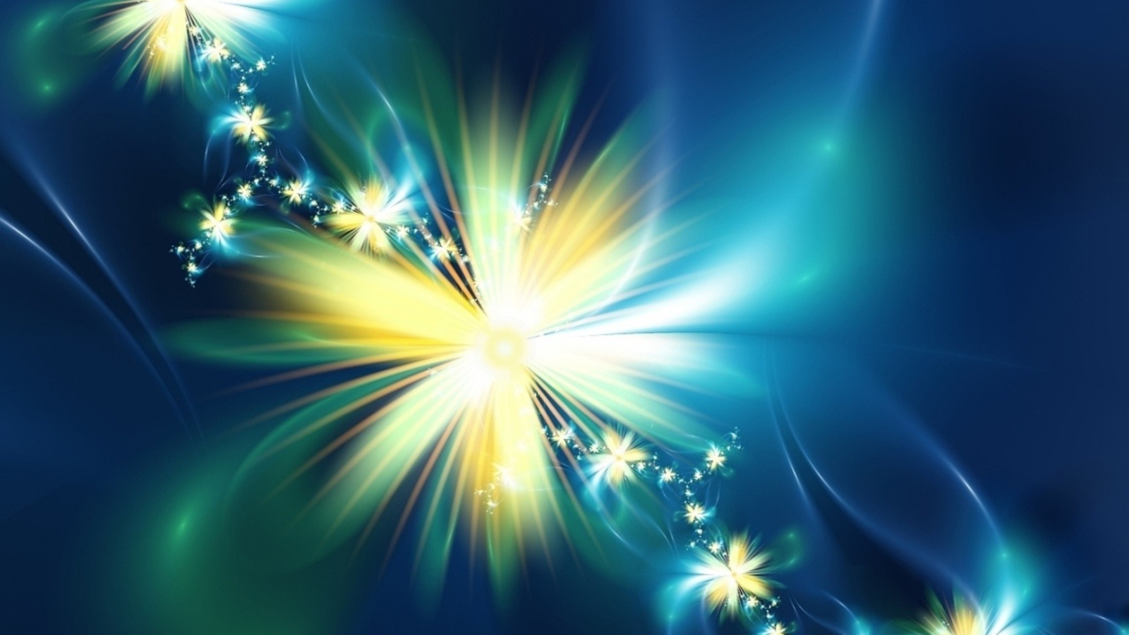 Абстракция с лучами