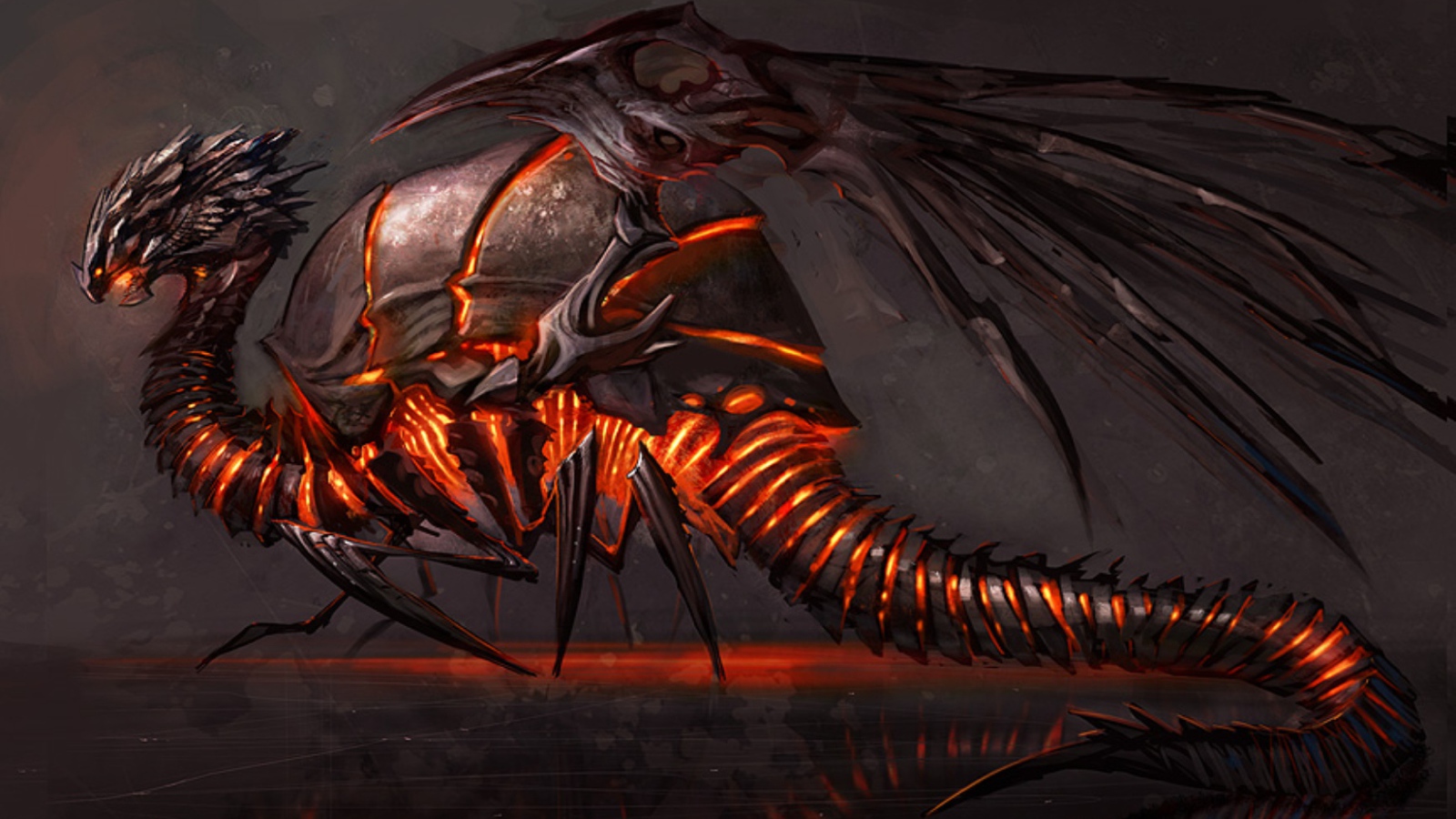 Дракон с панцирем