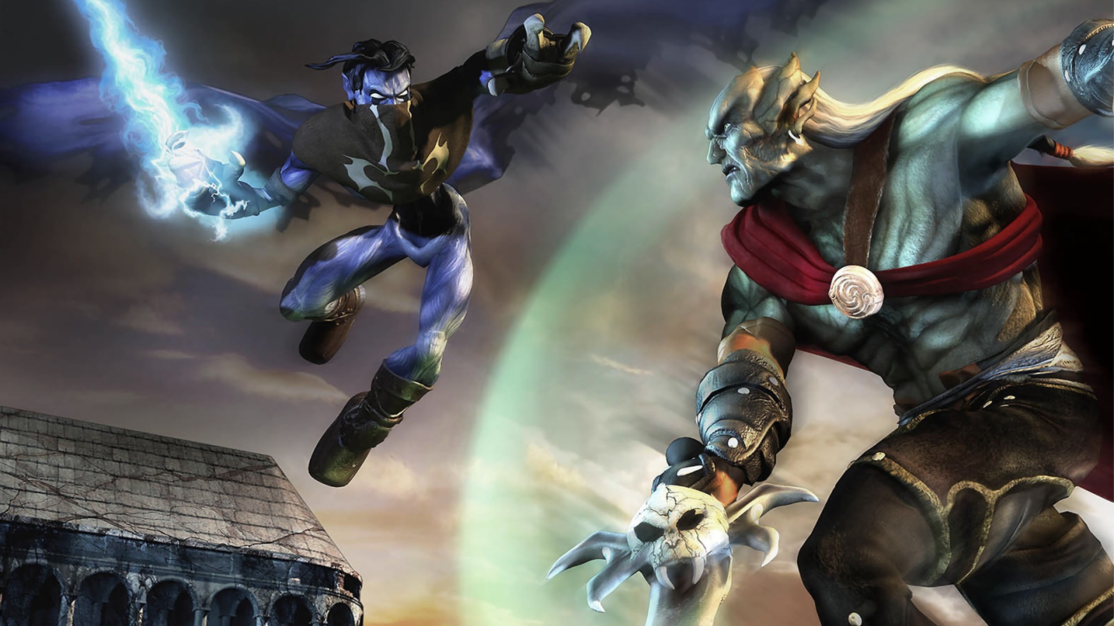 Два монстра дерутся