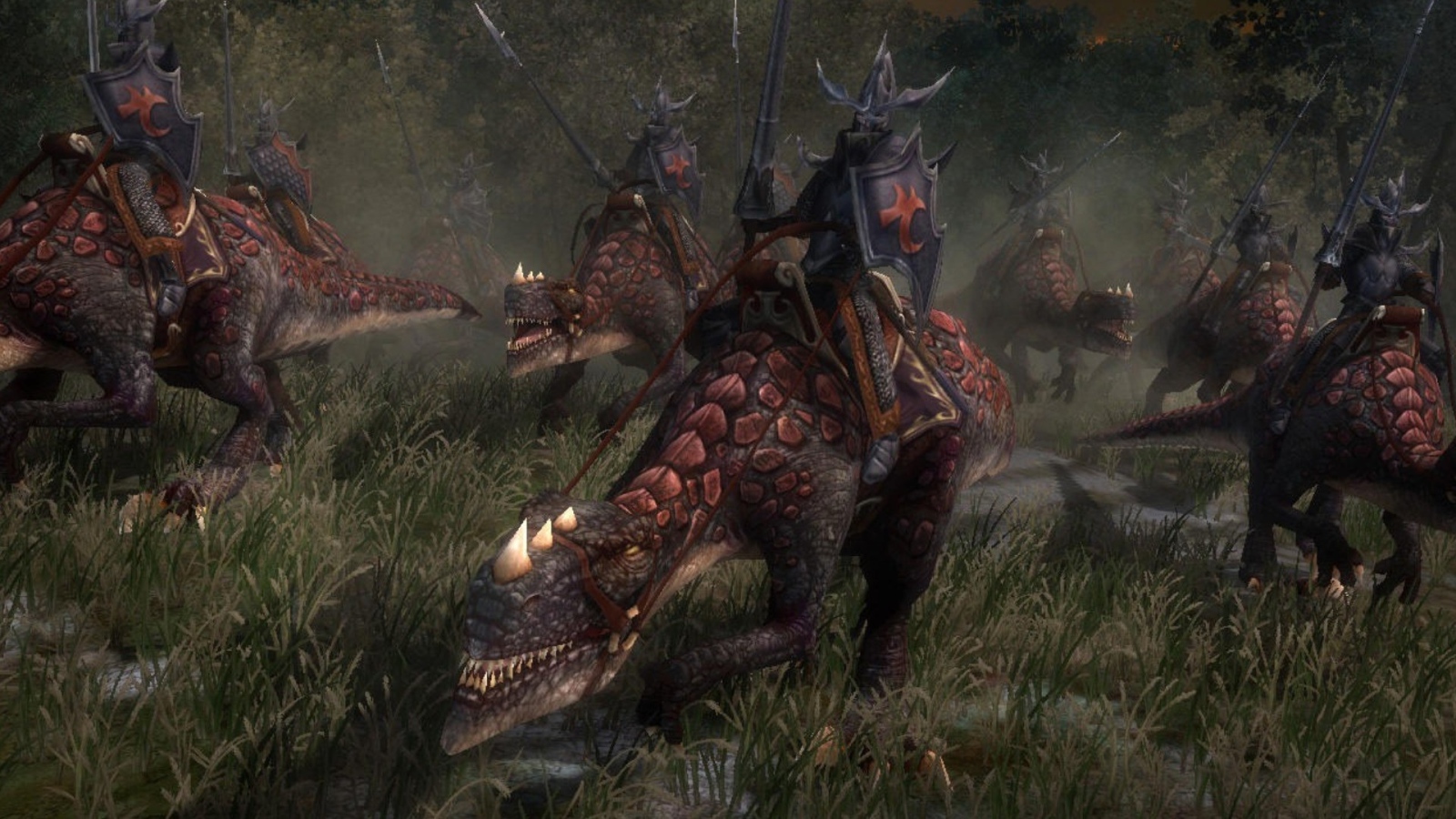 Воины на динозаврах