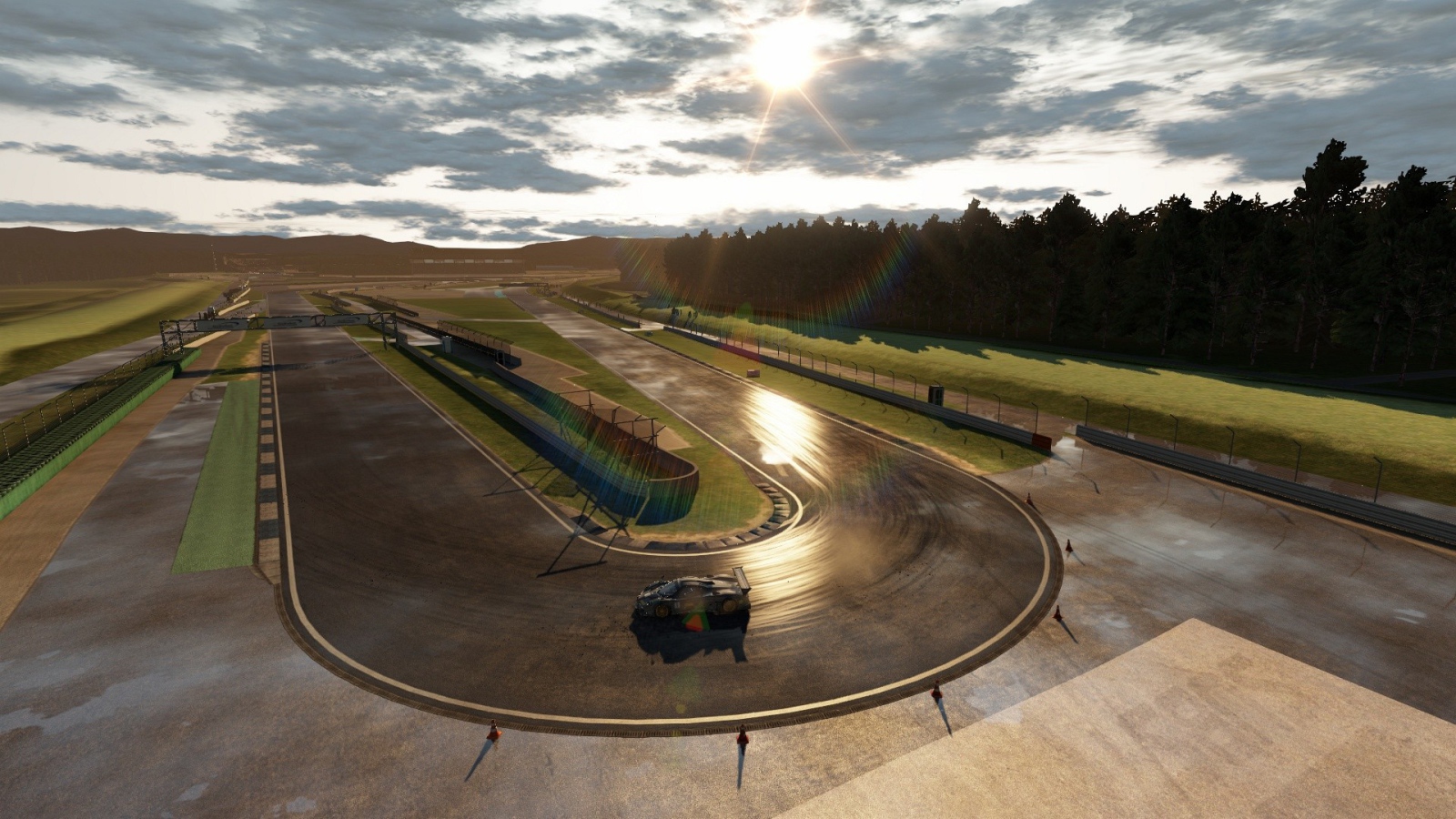 Гоночный трек из видео игры