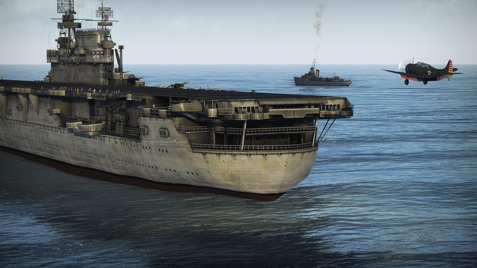 War Thunder огромный корабль