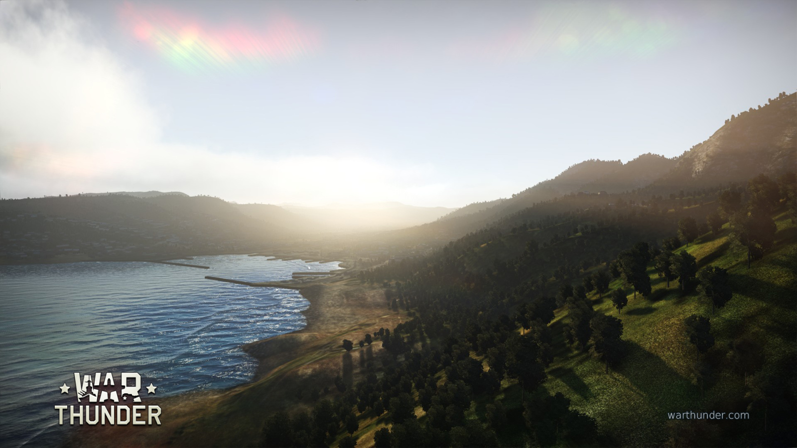 War Thunder вид на океан