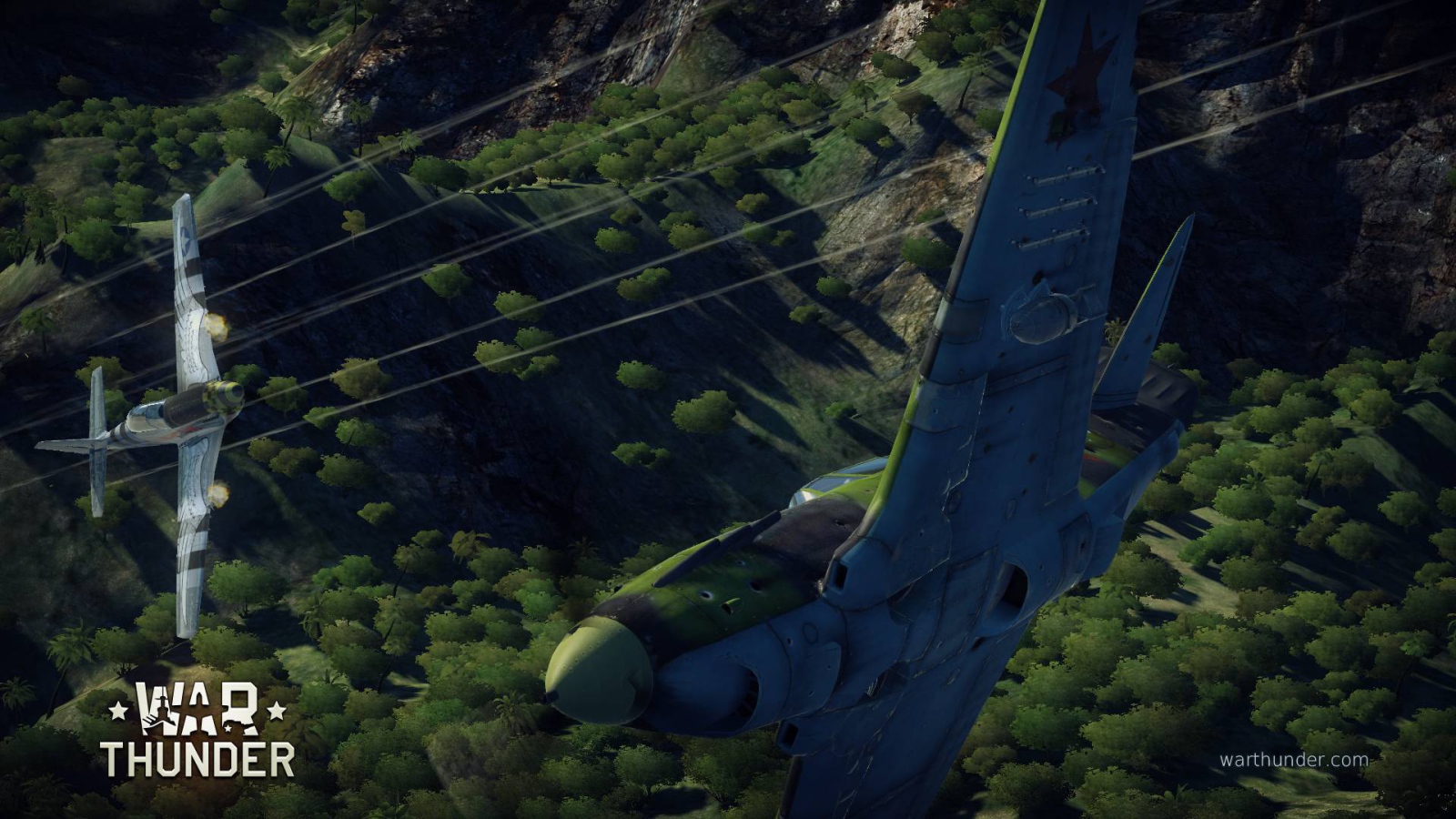 War Thunder самолет истребитель уворачиваясь от от пуль