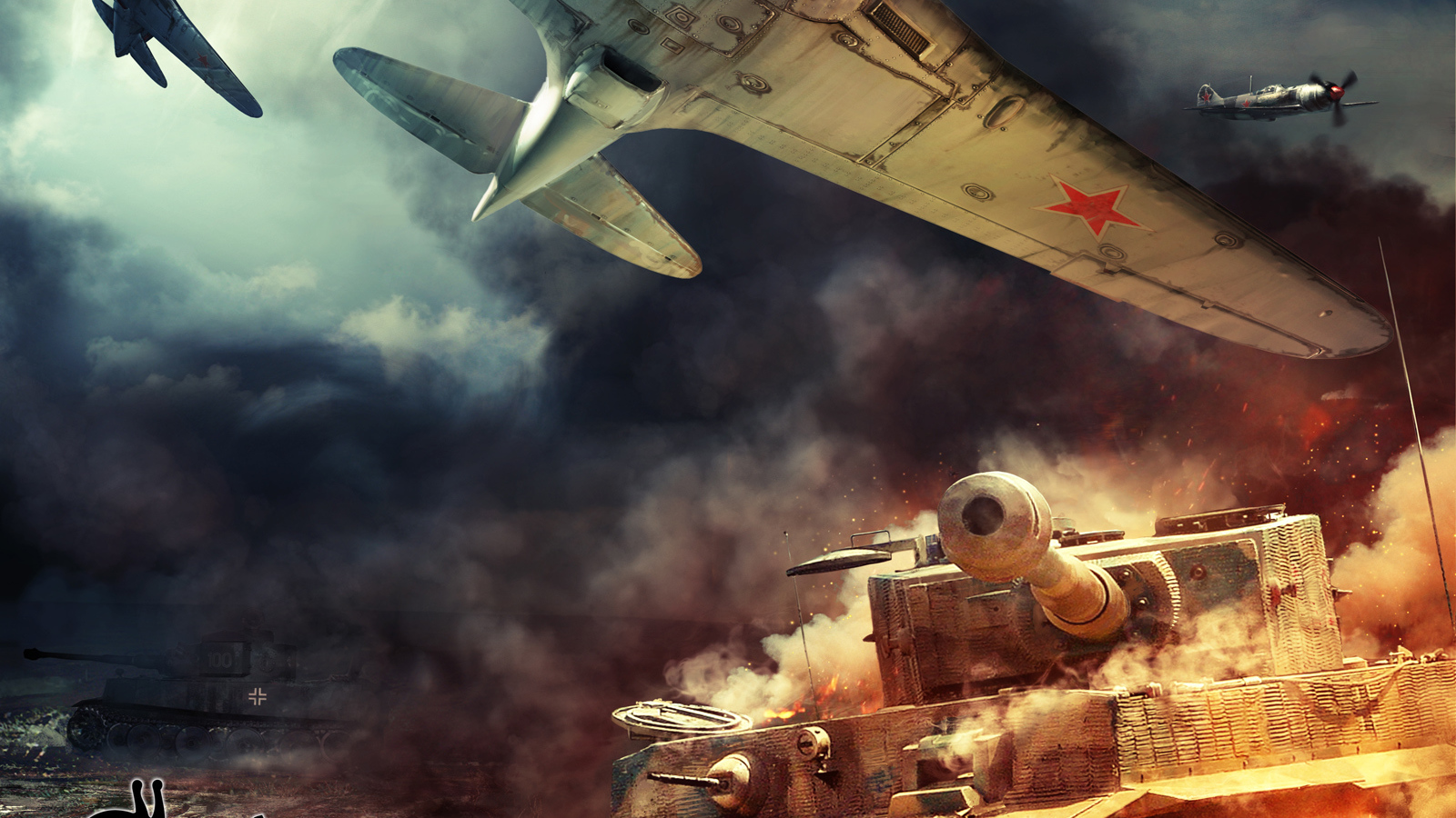 War Thunder the plane vs tank