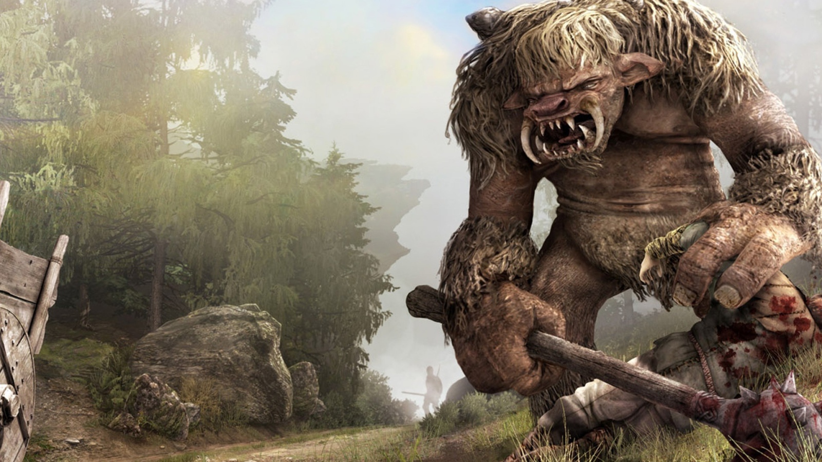 Зубастое чудище из видео игры