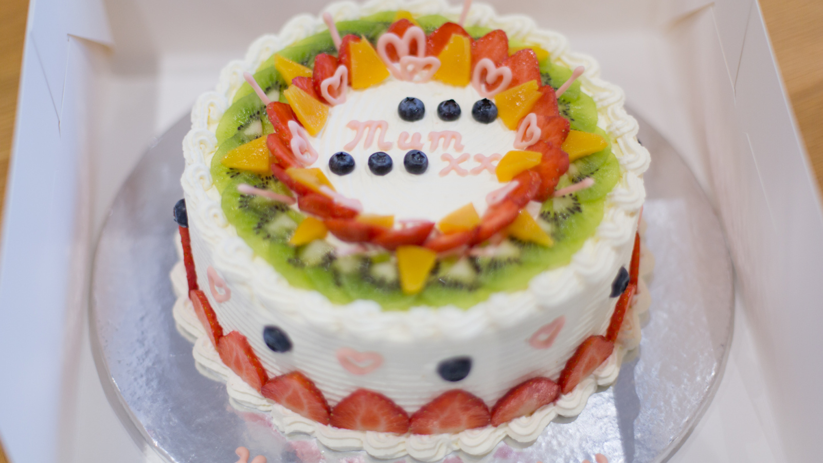 Красивый торт для мамы на день рождения