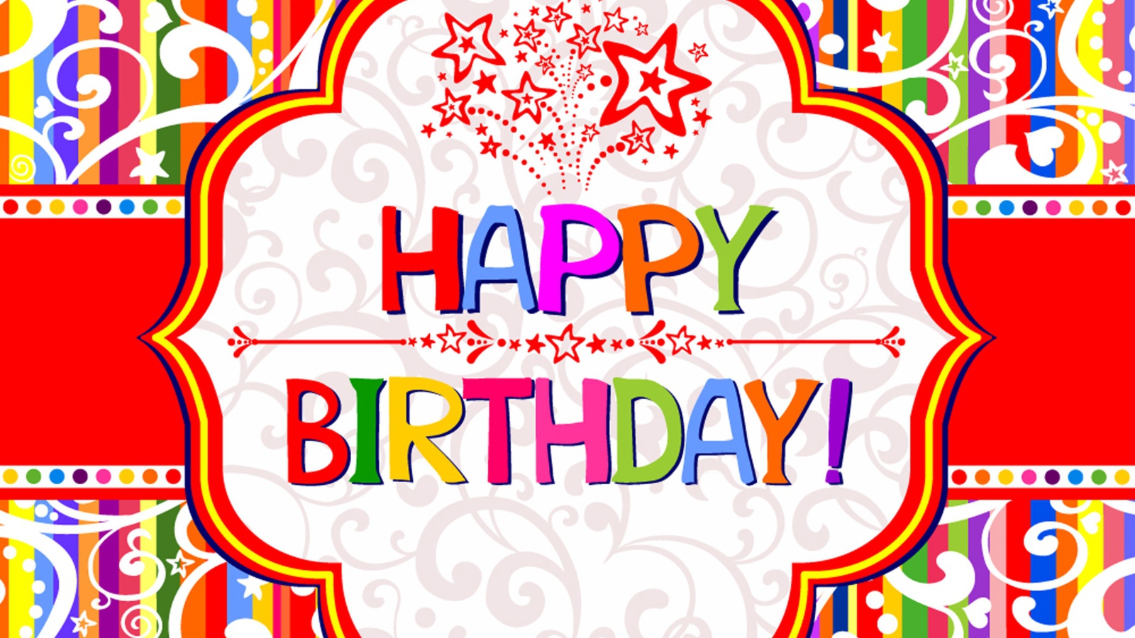  Красивая картинка со звёздами на день рождения