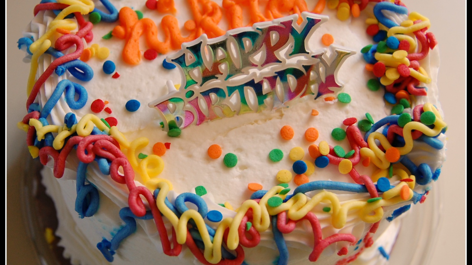  Первый торт на день рождения