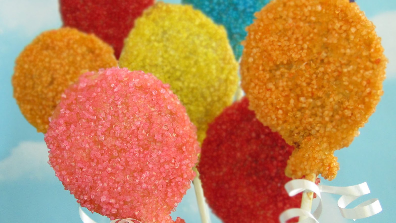 Разноцветные леденцы на день рождения