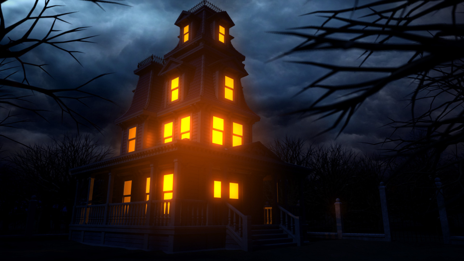 Хэллоуин дом с привидениями