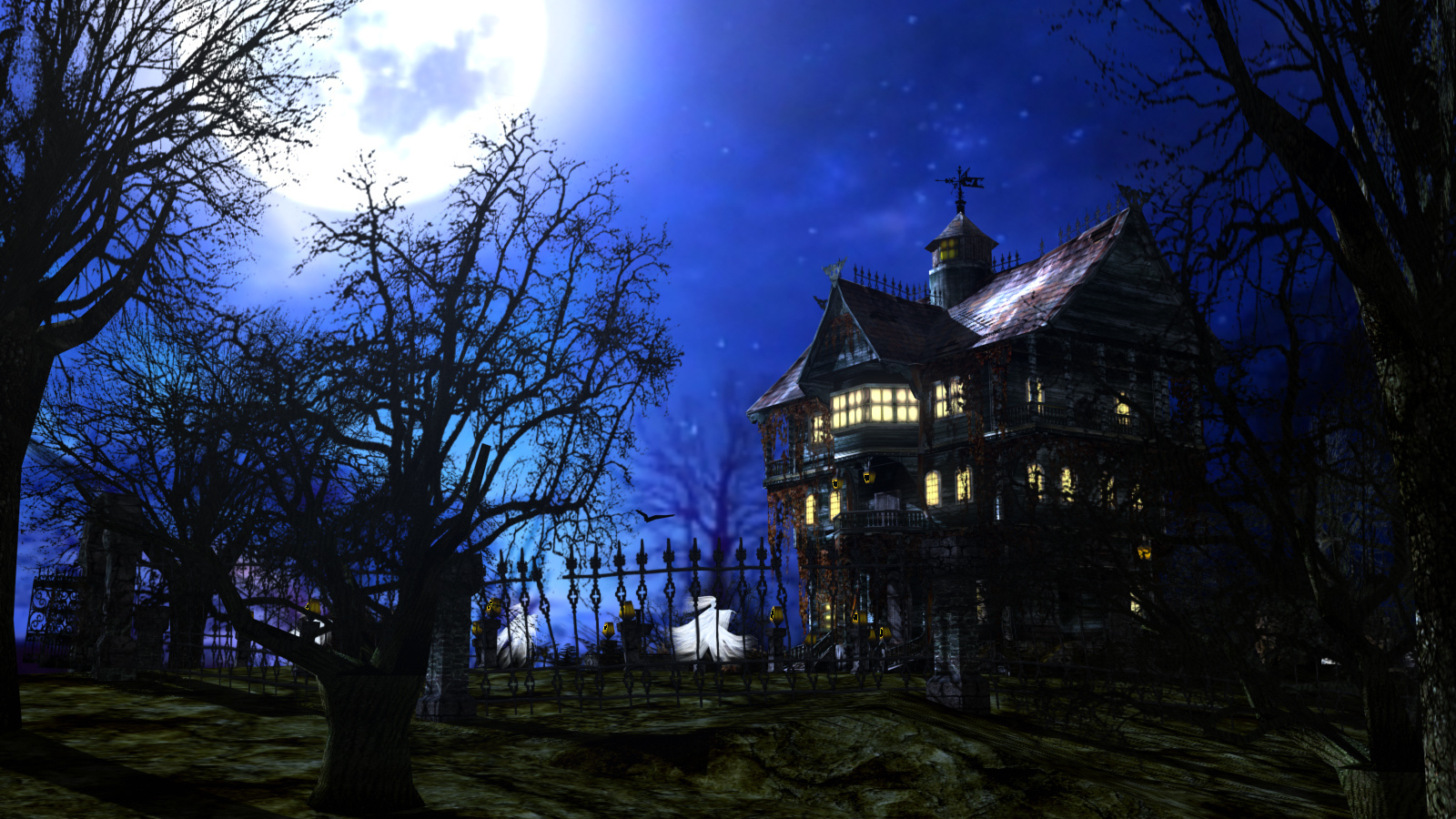 Хэллоуин дом привидений