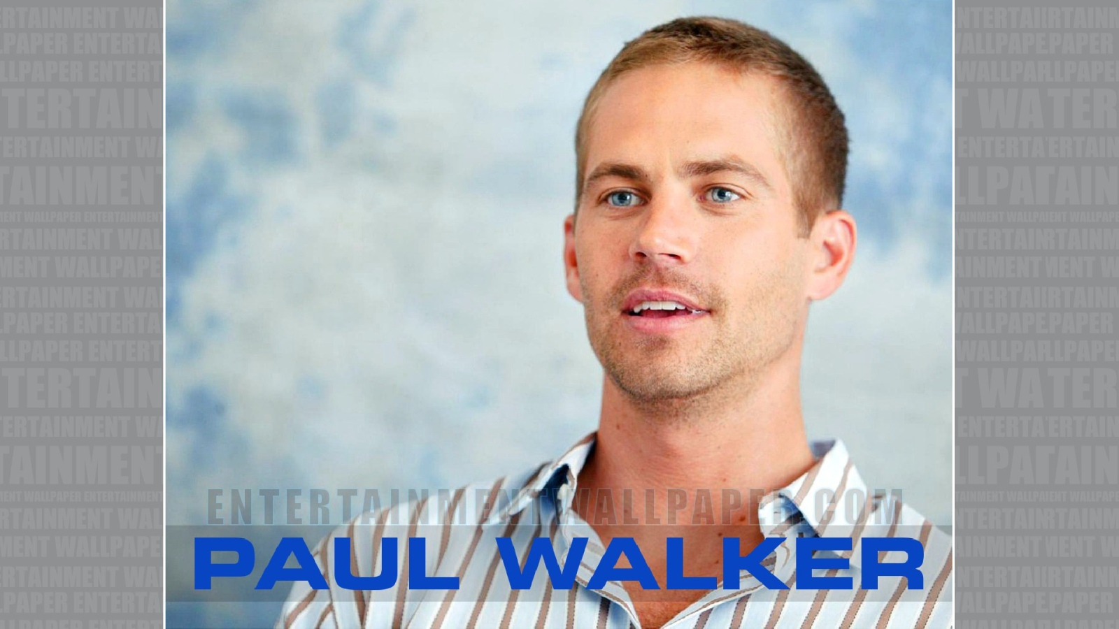  Известный актер из фильма Форсаж Пол Уокер на фоне неба