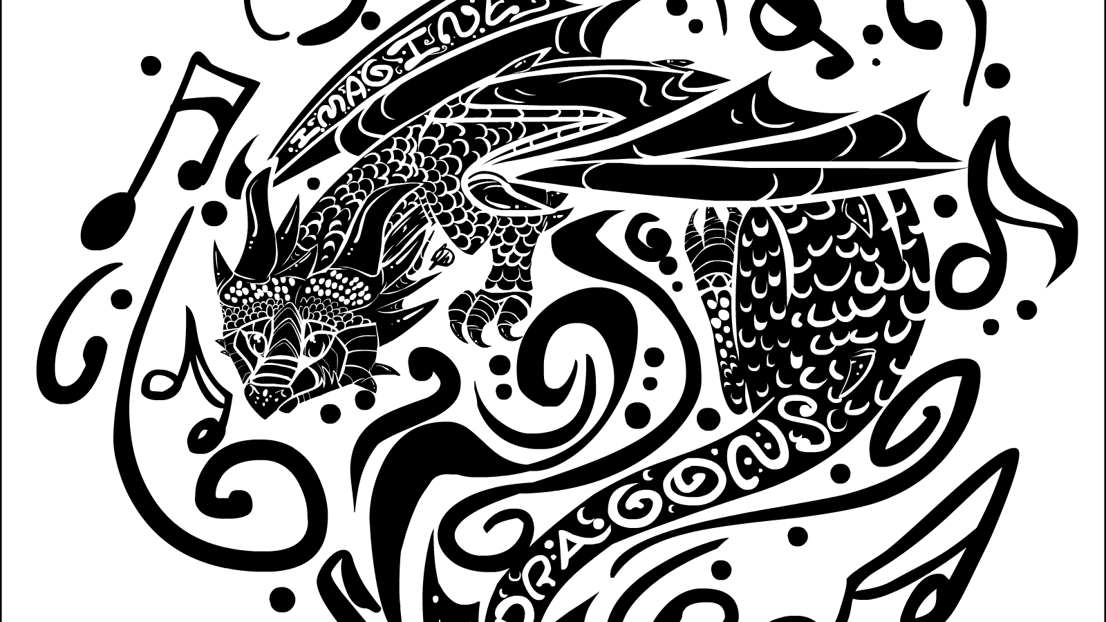 Imagine Dragons: татуировка знак группы