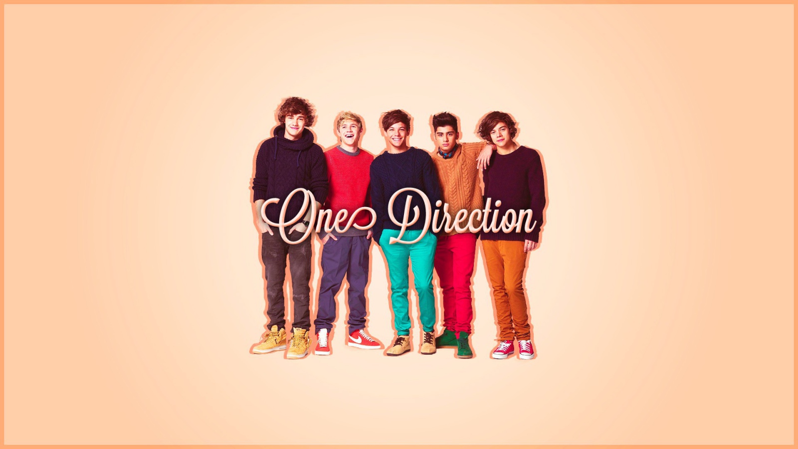 One Direction разноцветные 