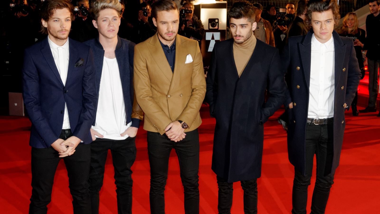 One Direction на красной дорожке