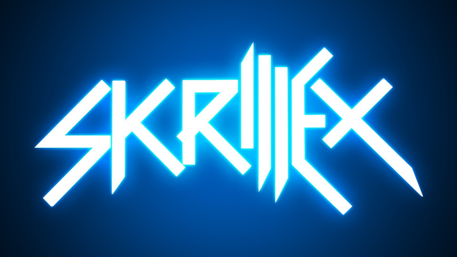 Skrillex Синий рисунок