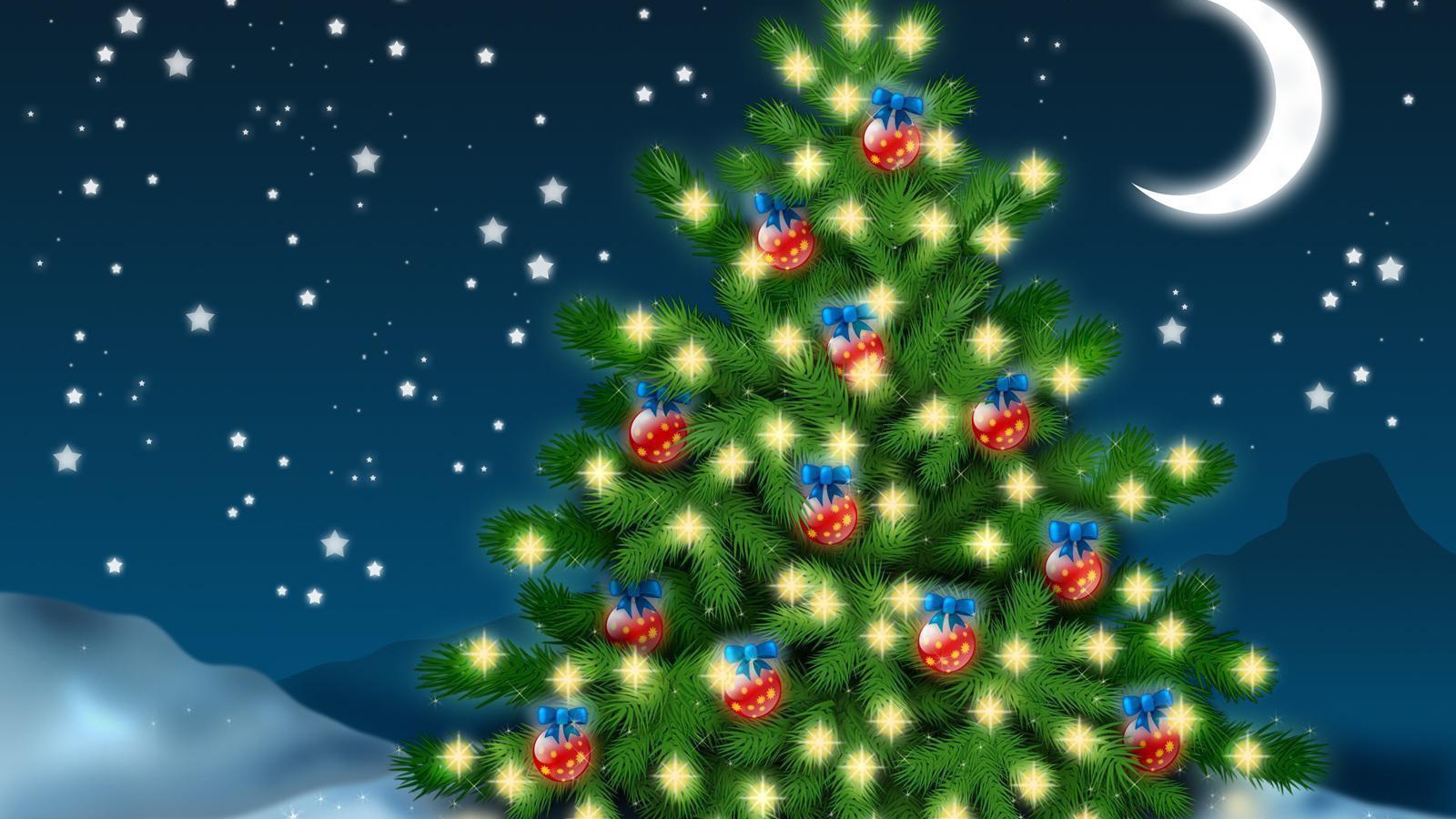 Шарики на елке в Новый 2014 Год