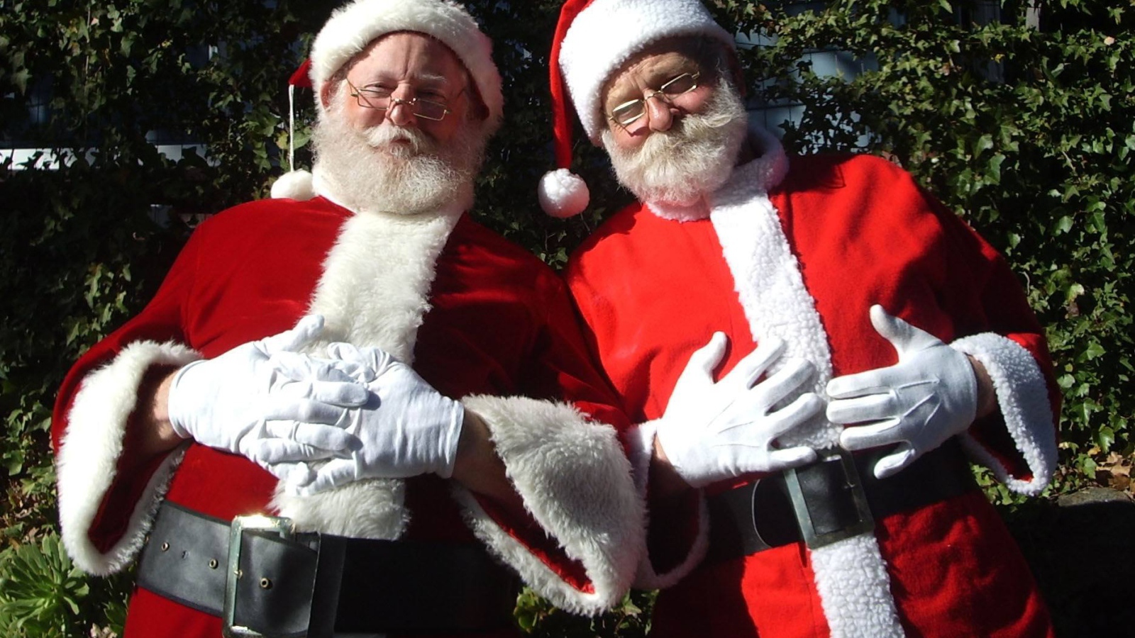 Дед мороз и санта клаус