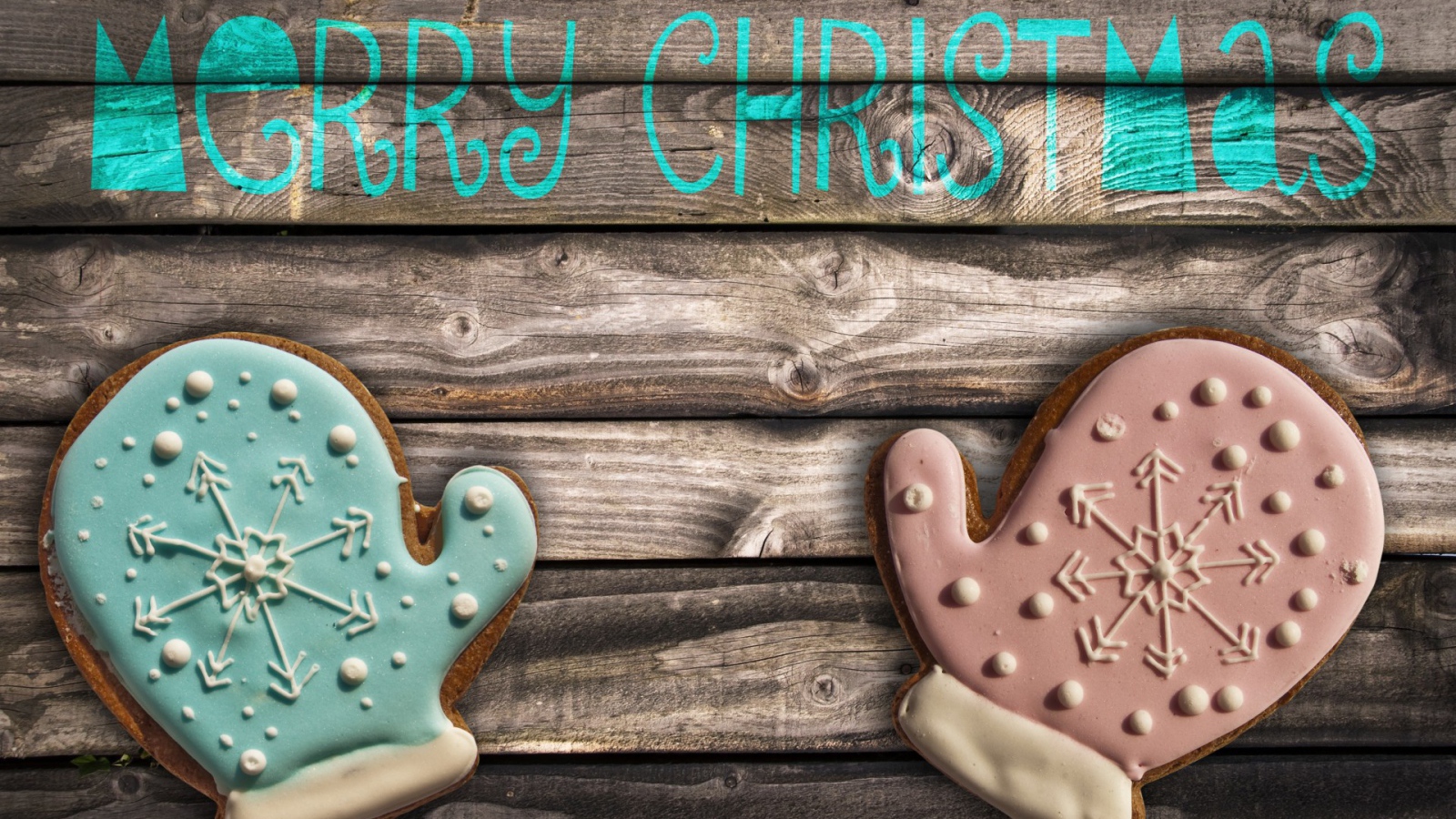 Пряничные рукавицы на Новый год