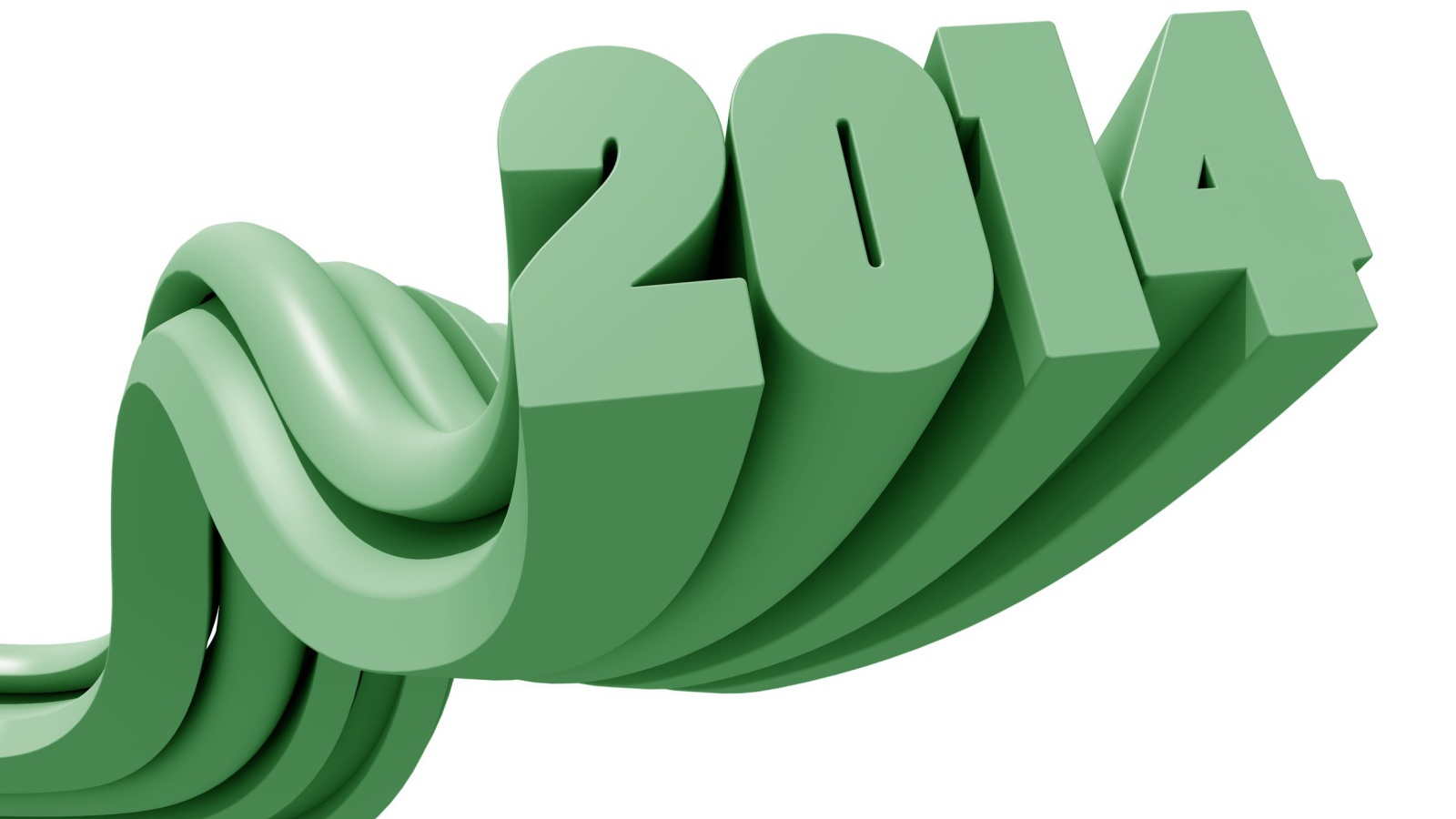 Объёмный рисунок, Новый Год 2014